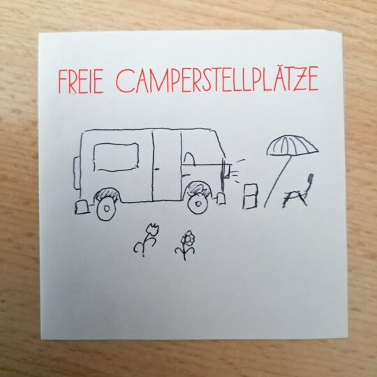 Achtung! Freie Wohnmobil- und Camper-Parkplätze